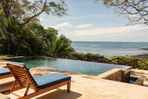 classical oceanfront pool