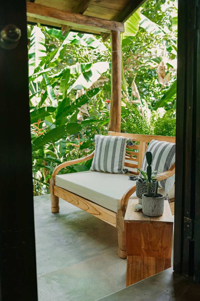 tropical villas outdoor area